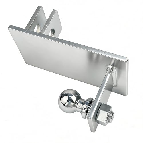 Kugelkopf Anhängerkupplung für Traktor, 50MM Kombikupplung Zugmaul und Kugelkopf, Rangierhilfe PKW-Anhänger Kombikupplung, Rangierhilfe Anhänger Zugmaul für PKW Rasentraktoren Fahrzeuge