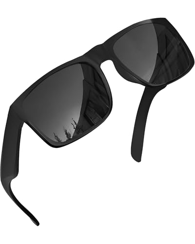 grinderPUNCH XL Sonnenbrille für große Köpfe und breite Gesichter, UV400-Schutz, extra breite und leichte Sonnenbrille für Sport, Autofahren und Angeln, matt