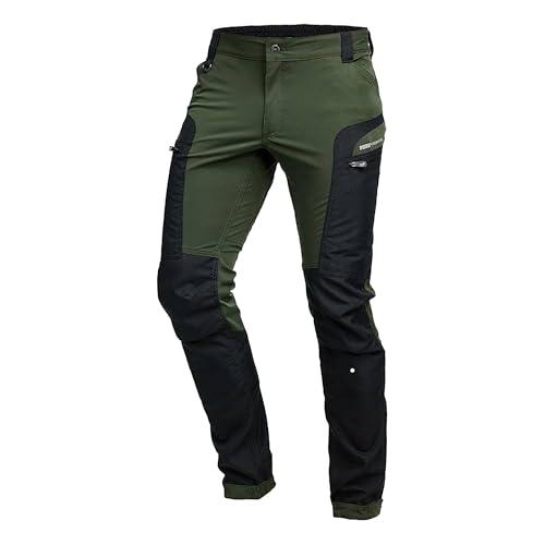 PUMA Workwear Pro-One Adventure Outdoor Wanderhose Herren - Ideal zum Klettern, Bergsteigen, Parkour und mehr – flexibel, verstärkt & strapazierfähig - Outdoor Hosen für Herren - Oliv - L