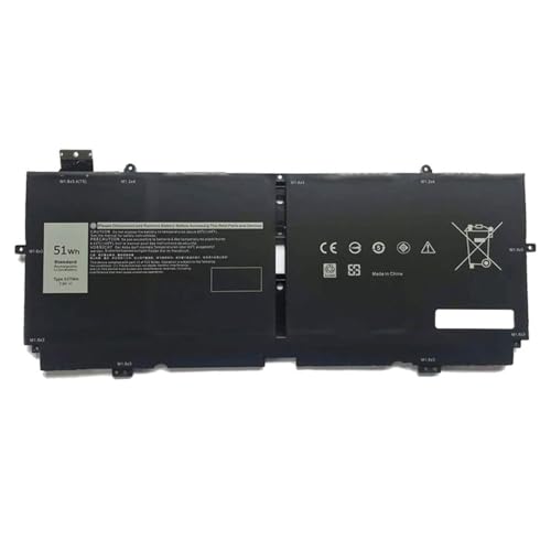 7.6V 51Wh 52TWH Laptop-Akkus für Dell XPS 13 7390 9310 2-in-1 Series D1505TB D1705TW D1705S D1805S P103G P103G001 P103G002