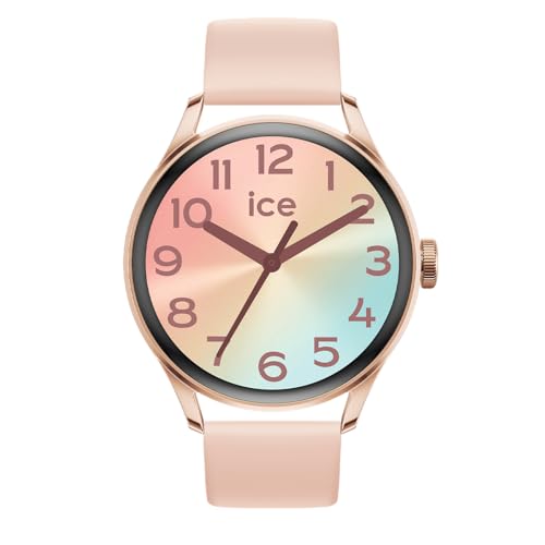 ICE-WATCH - Ice Smart 2.0 Rose-Gold - Nude - Runde, rosafarbene Connected Watch für Frauen (1,2 Zoll)