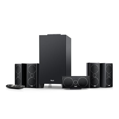 Teufel CONSONO 35 Concept - 5.1 Surround Soundsystem, Komplettsystem Heimkino mit integriertem AV-Receiver, Bluetooth, Dolby Audio, USB-C-Soundkartenfunktion, HDMI ARC CEC für Games, Film und Musik