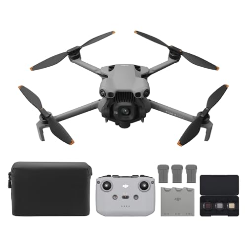 DJI Mini 5 Pro Fly More Combo mit DJI RC-N3, 4K Drohne mit Kamera, 1-Zoll CMOS, Omnidirektionaler Hinderniserkennung, ActiveTrack 360°, 225°-Gimbal-Rotation, 3 Akkus, C0 (Mini 5 Pro Fly More Combo)