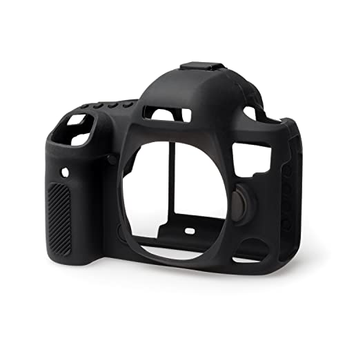 easyCover - Silikon Kameratasche - Schutz für Ihre Kamera - Canon 5D Mark 4 - Schwarz