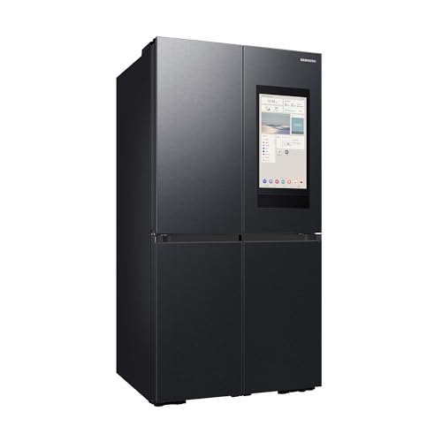 Samsung RF65DG9H0EB1EF Family Hub French-Door-Kühlschrank mit Gefrierfach, 183 cm, 636 l, AI Food Manager, SmartThings AI Energy Mode, Premium Black Steel