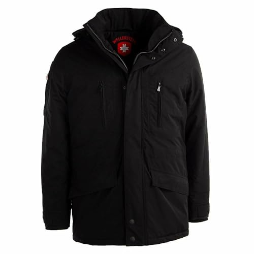 Wellensteyn Herren Jacke GOLFJACKE Winter Schwarz PolyAirLite, Größe:L, Farbe:Scwarz
