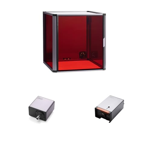 Snapmaker 3-in-1-Add-ons für Artisan 3D-Drucker, einschließlich Artisan-Gehäuse, 200-W-CNC-Modul, 40-W-Lasermodul (Premium-3-in-1-Add-ons für Artisan 3DP)