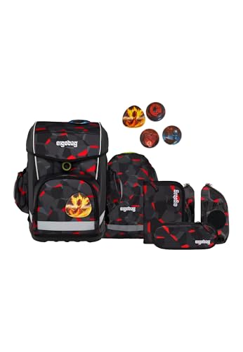 ergobag cubo Light Set ergonomischer Schulanzen, extra leicht, Set 5-teilig, 780 g