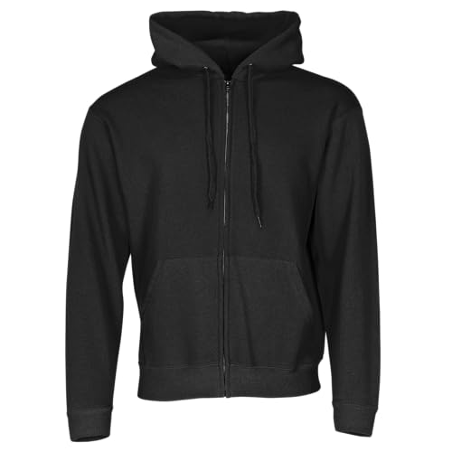 Fruit of the Loom - Hooded Sweat Jacket - Modell 2013 / Black, XL XL,Black