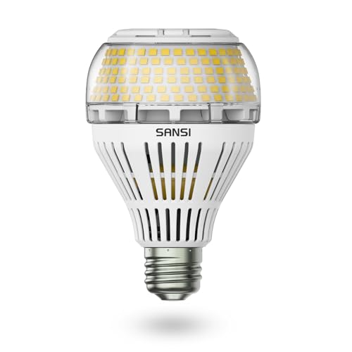 SANSI 30W LED Lampe, Superhell Kaltweiß 5000K E27 LED Birne, Entspricht 450W Glühbirne, 5000LM Energiesparende Leuchtmittel mit 270° Abstrahlwinkel für Büro, Werkstatt, Garage, Nicht Dimmbar