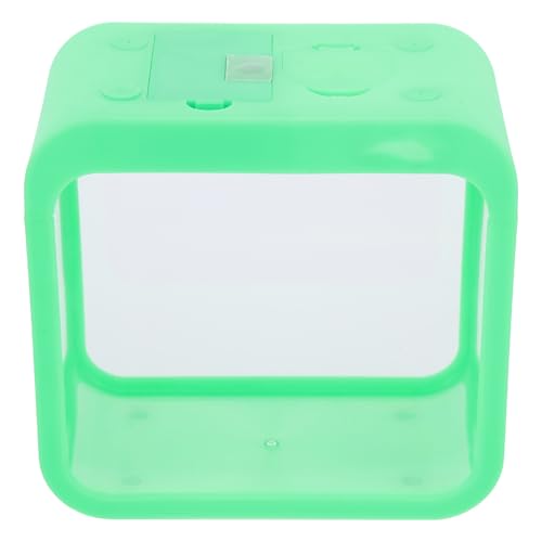 YARNOW Kleines Betta Aquarium mit LED Beleuchtung Transparentes Kleiner Fischzuchtbecken Abnehmbar Vielseitig für Garnelen Schildkröten und Krabben Desktop Aquarium für Zuhause und Büro