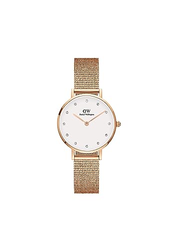 Daniel Wellington Petite Uhr 28mm Double Plated Stainless Steel (316L) and Crystals Rose Gold