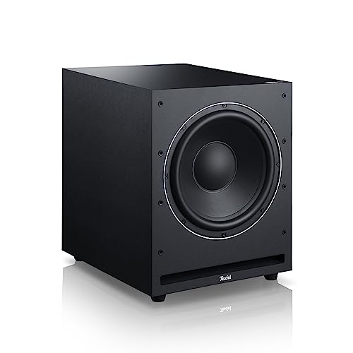 Teufel Aktiv-Subwoofer S 6000 SW - Mächtiger Subwoofer (optional kabellos), 300 mm Tieftöner, Frontfire-Prinzip - schwarz