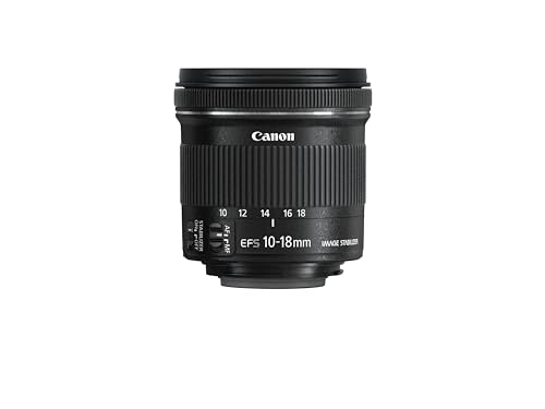 Canon EF-S 10-18mm F4.5-5.6 IS STM Ultraweitwinkel Objektiv (67mm Filtergewinde) schwarz