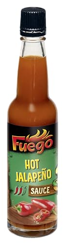 Kattus - Jalapeño Sauce HOT | Zum feurig-scharfen Verfeinern von Fleisch, Gemüse | Zum Würzen von Saucen und Dips | Vegan, ohne Geschmacksverstärker | 100 ml in der Glasflasche