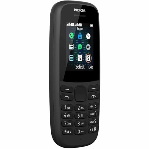 Nokia 105 Dual-SIM (2019) schwarz entsperrt