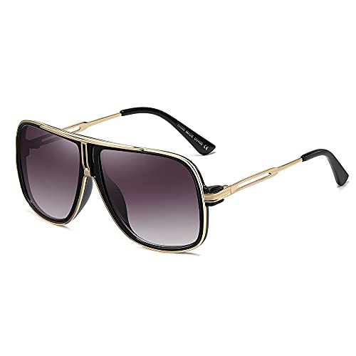 SHEEN KELLY Retro 80er Vintage Piloten Sonnenbrillen Metall Damen Herren Die klassische eyewear Neutral Große Transparente brillen Luxus