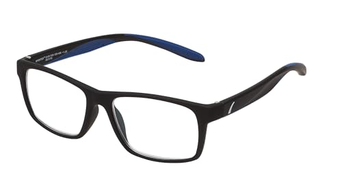 Sportex SAV AR4163 Lesebrille für Herren, flexibel, langlebig, leicht, hohe Leistung, Blau, 29 mm