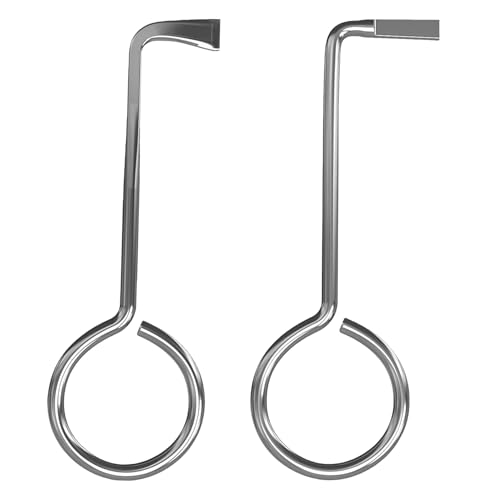 2 Stück Dietrich Set Profi, Buntbartschlüssel Universal, Universalschlüssel für Zimmertüren, aus Edelstahl Bartschlüssel Dietrichset, Öffnet nahezu jede Tür, Schlüsseldienst Türöffner Schlüssel