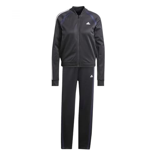 adidas Damen TEAMSPORT TRACKSUIT, black/white, L
