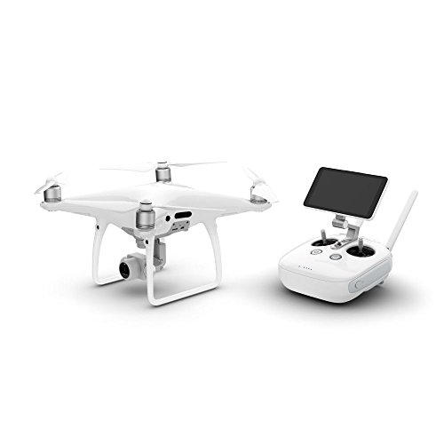 DJI Phantom 4 Pro + Set - Drohne mit Videoübertragungsreichweite von 7 km, Videos bei 60 fps oder H.265 4K Videos bei 30 fps, beides mit einer Rate von 100 Mbit/s. - Weiß