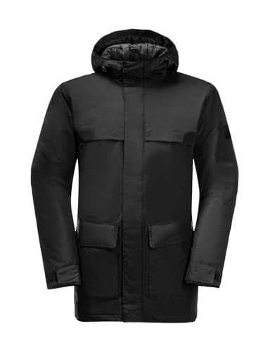 Jack Wolfskin Herren Winterlager M Parka, Schwarz, M EU