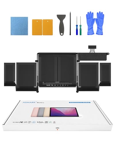 ASMARK MacBook Pro A1502 Akku für 13-Zoll (Anfang 2015, Mitte 2014, Ende 2013) Retina Batterie A1493/1582 Laptop Battery