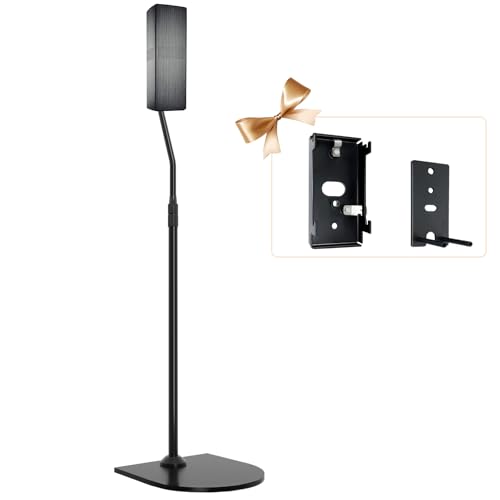 1 Stück Höhenverstellbarer Ständer für Bose Lautsprecherständer, mit Slideconnect Halterung, für Surround 700, OmniJewel Lifestyle 650, CineMate GS Serie II, für Bose 700 Lautsprecherständer