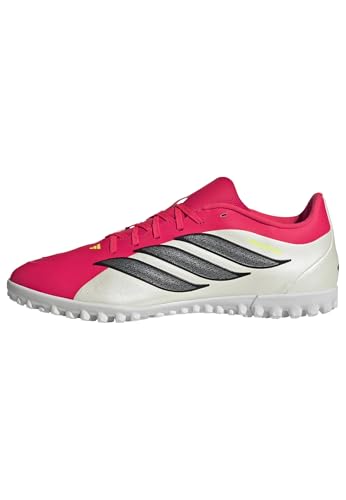 adidas Unisex Predator Club Turf Football Shoes, Lucid red/core Black/FTWR White, 48 2/3 EU