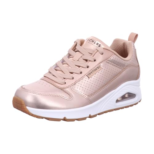 Skechers Damen UNO-Metallixs Sneaker, Roségold, 36 EU