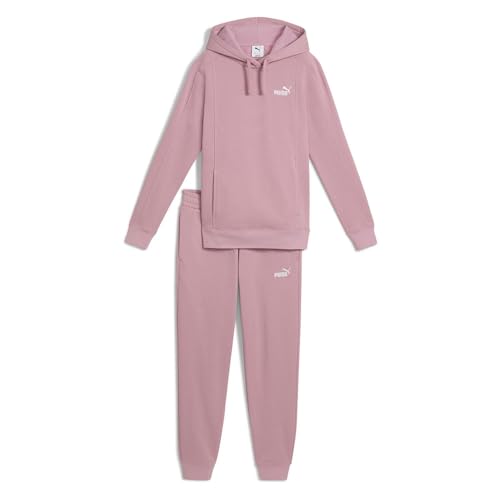 Puma Damen Hooded Sweat Suit FL Cl Strickanzüge, Poised Pink, S EU