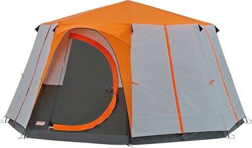 Coleman Zelt Cortes mit achteckiger Grundfläche, Herren damen, Cortes, orange - orange