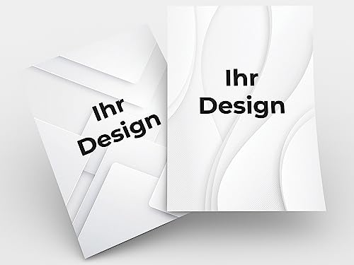 Premium Flyer selbst gestalten: Hochwertige Druckqualität in A6, A5 & A4 auf Premium Papier: Werbemittel mit Wunschdesign - Wähle Farben, Texte & Schriftart für Werbung personalisiert (Wunschdesign)