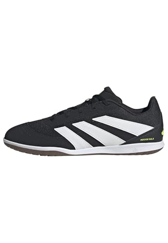Adidas Unisex Predator Club Indoor Sala Football Boots, core Black/FTWR White/Lucid Lemon, 44 2/3 EU