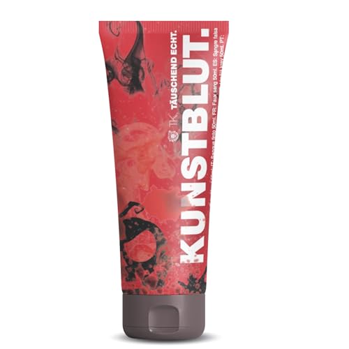 50 ml Kunstblut - Blut - Fake Blood zum Schminken und Verkleiden and Halloween & Fasching - Abwaschbar & täuschend echt