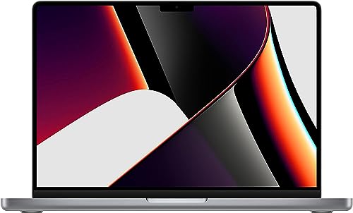 2021 Apple MacBook Pro mit Apple M1 Pro Chip (16-zoll, 16GB RAM, 512GB SSD Kapazität) (QWERTZ German) Space Grau (Generalüberholt)
