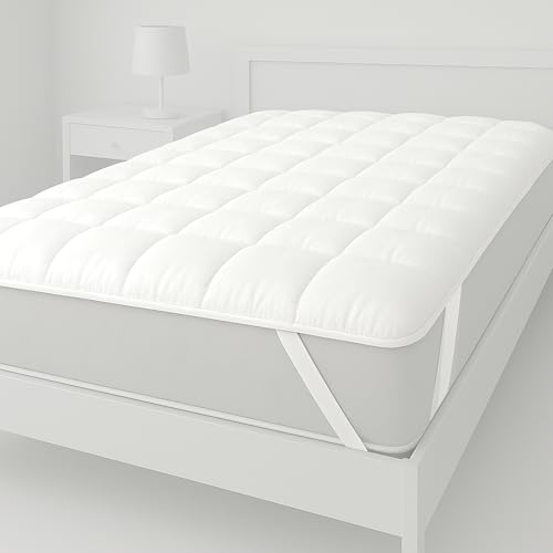 Besonders weicher Matratzenschoner 90x200cm - Matratzenauflage für Matratzen bis 30cm - Bei 60°C waschbar & Öko-Tex für mehr Hygiene im Bett - Unterbett als Schutz für Boxspringbett & Topper