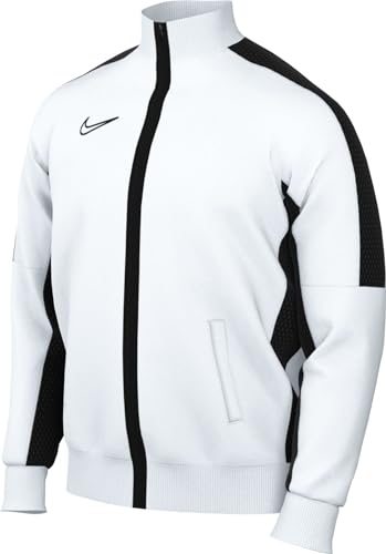 Nike Herren M Nk Df Acd23 Trk Jkt Knit Soccer Track Jacket, White/Black/Black, XL EU