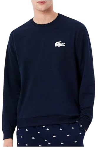 Lacoste Fleece Lounge Pullover Herren SH9462, Farbe:Blau 525, Textil:M