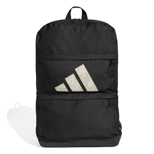 adidas Unisex ADIDAS UNISEX MOTION BACKPACK, Black/Wonder Beige, One size