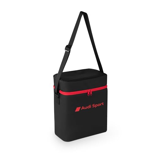Audi 3152500900 Isoliertasche Kühltasche Tasche, schwarz/rot, mit Audi Sport Schriftzug