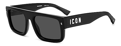 Dsquared Icon 0008/s 807/IR BLACK Sunglasses Men Acetate, Standard, 54