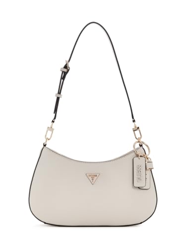 GUESS Noelle II Top Zip Shoulder Bag Bone