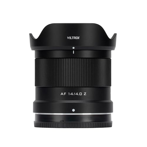 VILTROX 14mm f4.0 Z, AF 14mm f4.0 Air Z Mount Objektiv für Nikon, Vollformat Autofokus Ultraweitwinkelobjektiv für Nikon Z5 II Z50 II Z30 ZFC Z5 Z6 II Z7 II Z6 III Z9 Z8 ZF Z6 Z50 Z7 ZR