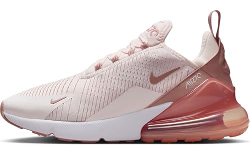 Nike Damen Air Max 270 Freizeit-Schuhe, Pomegranate/Pearl Pink/White, 42