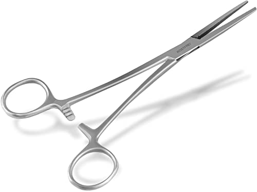 Schraubzwinge Hobby-Klemme Gerade 14,5 cm Edelstahl Rostfrei Hakenlöser Angelsport Werkstatt-Tool