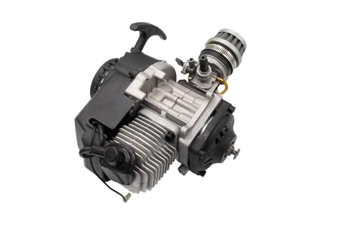 Pocketbike Motor 49cc 2 Takter mit Vergaser Seilzugstarter Kinderquad Miniquad