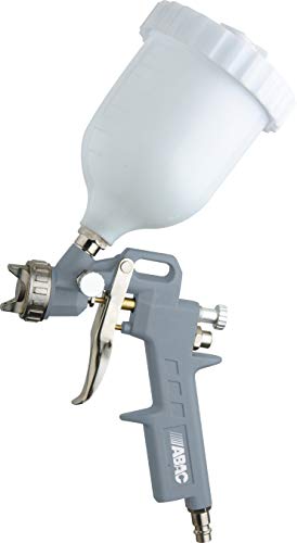ABAC Lackierpistole G-540F, Druckluft Farbsprühgerät, Spritzpistole/Sprühpistole mit 600ml Fließbecher, Ø 1,5 mm Spritzdüse, Rund- oder Flachstrahl, max. Druck 4 Bar