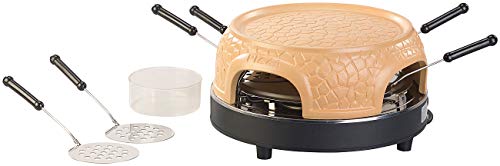 Cucina di Modena Pizzadome: Pizzaofen mit echter Terrakotta-Haube für 6 Personen (Pizza-Grill, Mini Pizza Steinofen, Grillplatten)