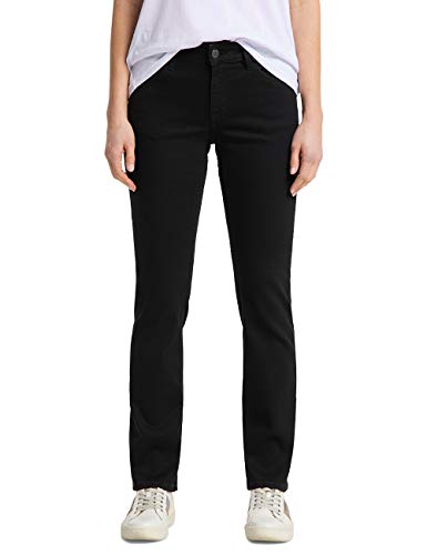 MUSTANG Damen Julia Straight Jeans, 490 Schwarz, 34W / 32L EU